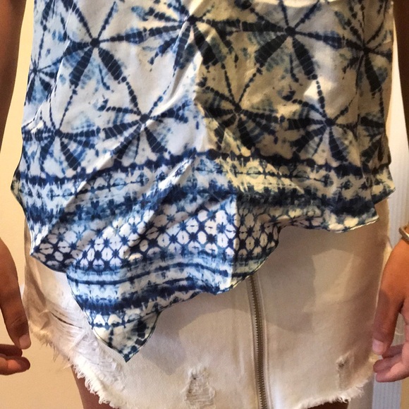 Rory Becca blue patterned  tank - great condition - Picture 4 of 4